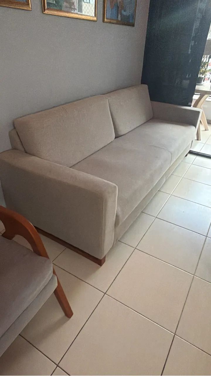 Sofá 1 ano ano de uso da Larshopping 2,18m - Foto 3