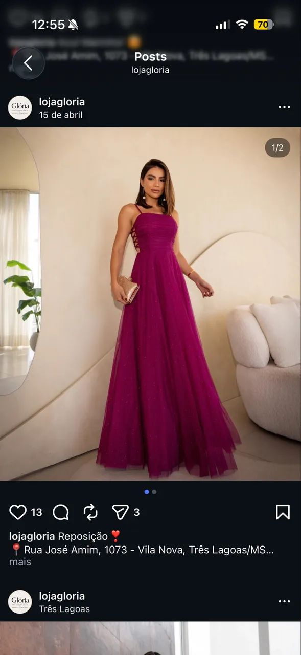 Vestido de festa 