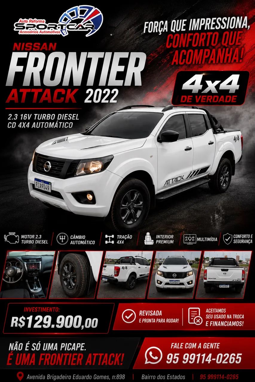 Nissan Frontier Frontier ATTAC.CD 4x4 2.3 Bi-TB Die. Aut 2022