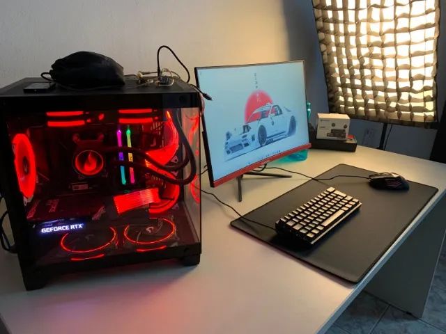 PC COMPLETO COM RTX3060 12GB 16GBDDR4 MONITOR CURVO - Foto 2