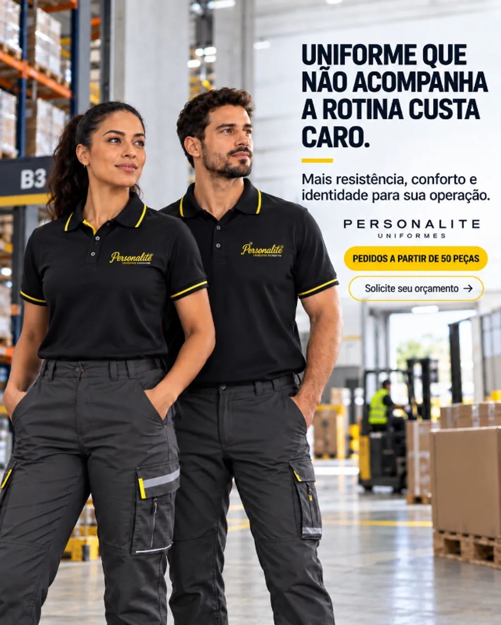 UNIFORMES PERONALIZADOS É NA PERSONALITE 