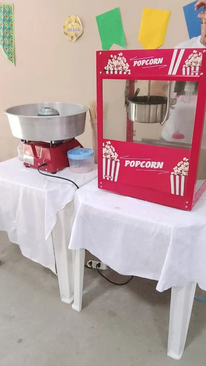 Combo pipoca e algodão doce - Foto 4