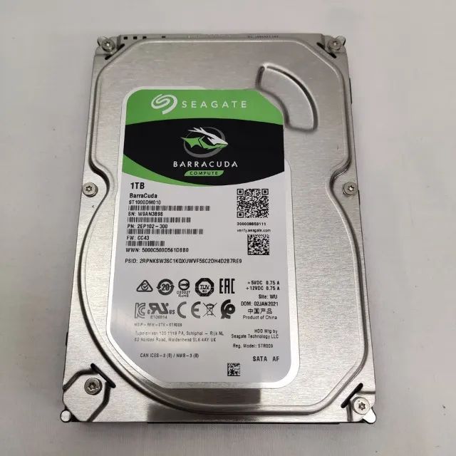 Disco rígido interno SATA SEAGATE BARRACUDA COMPUTE ST1000DM010 1TB 3,5