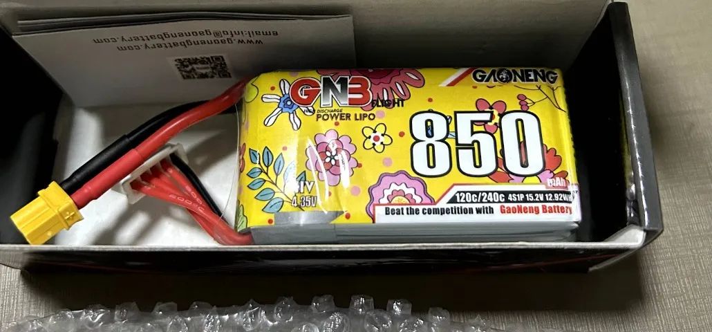Bateria Lipo GNB 4S 850mah HV
