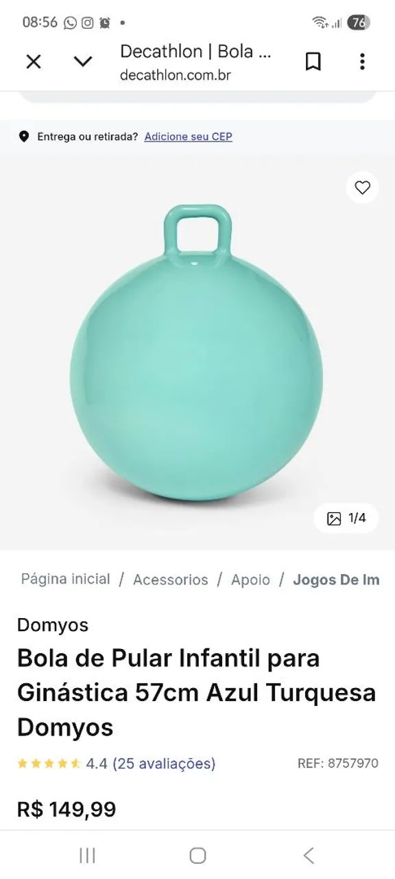 Bola de pular decathlon - Foto 4