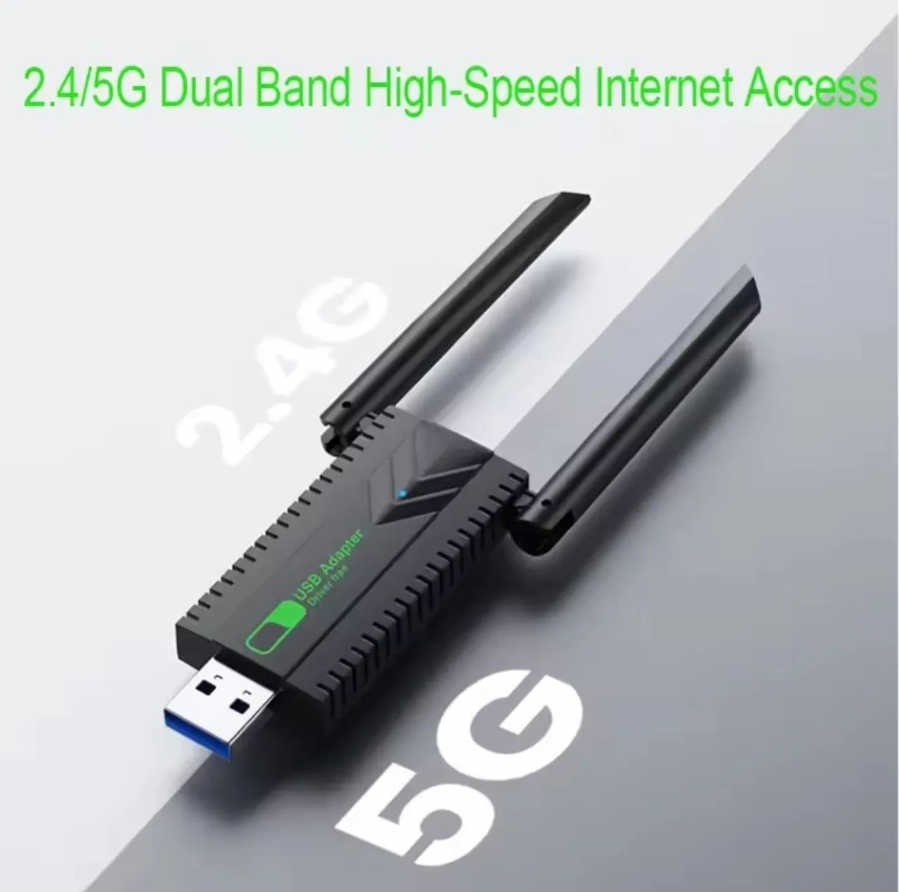 Adaptador wi-fi USB 2.4g/5g - Foto 2