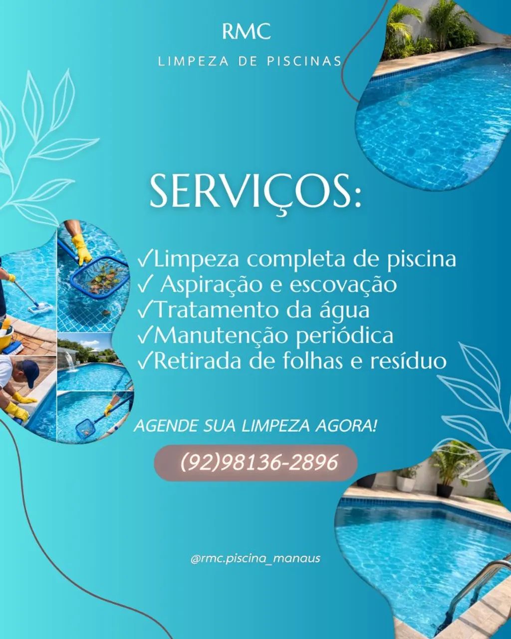 RMC LIMPEZA DE PISCINAS 