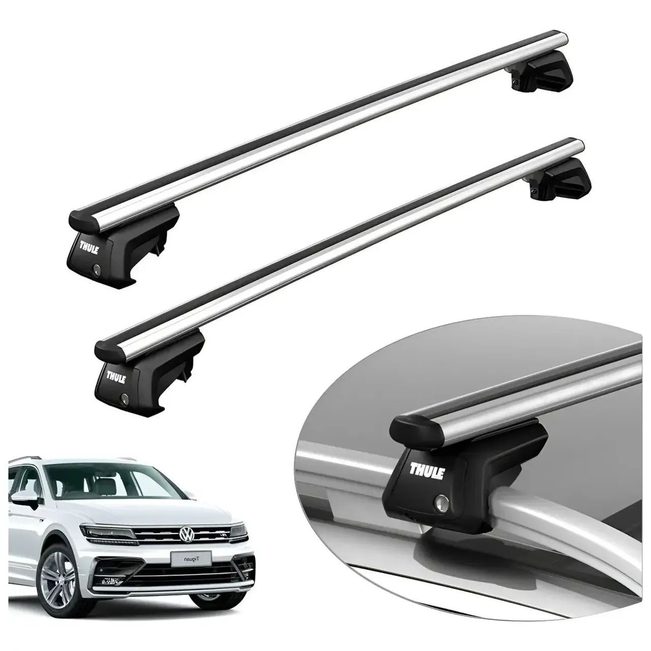 Rack de teto Thule - Modelo Wingbar Evo 132cm