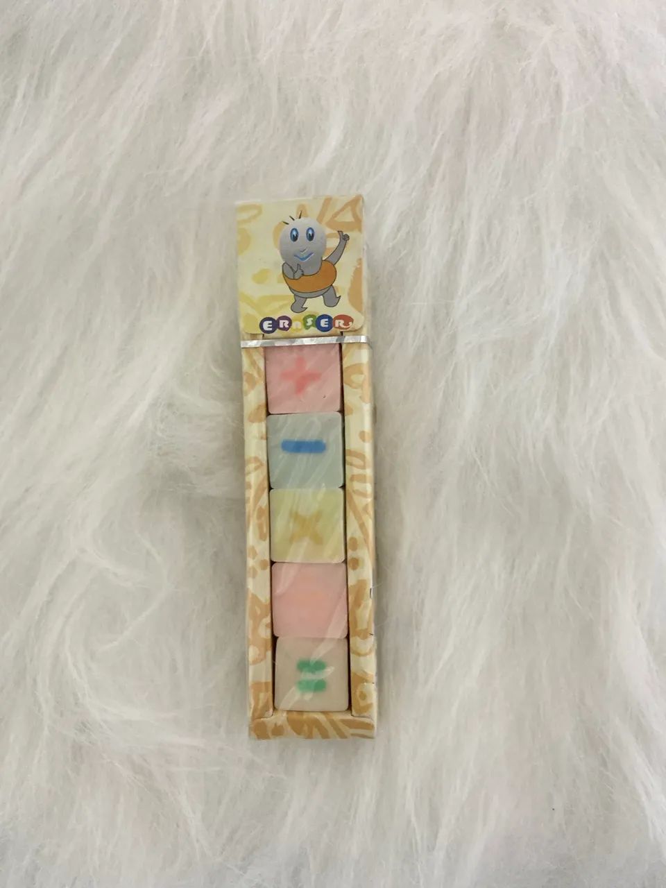 Papelaria vintage kit borrachas