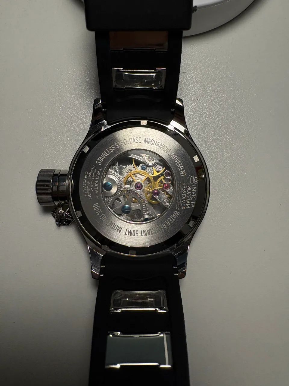Relógio Invicta Russian Diver Skeleton 1088 - Foto 5