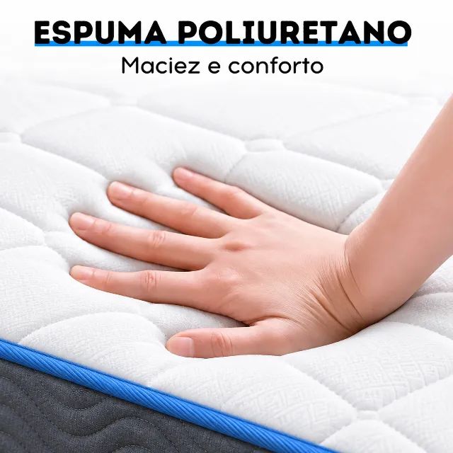 Colchão Solteiro De Espuma D33 1.88m De Comprimento - Foto 4
