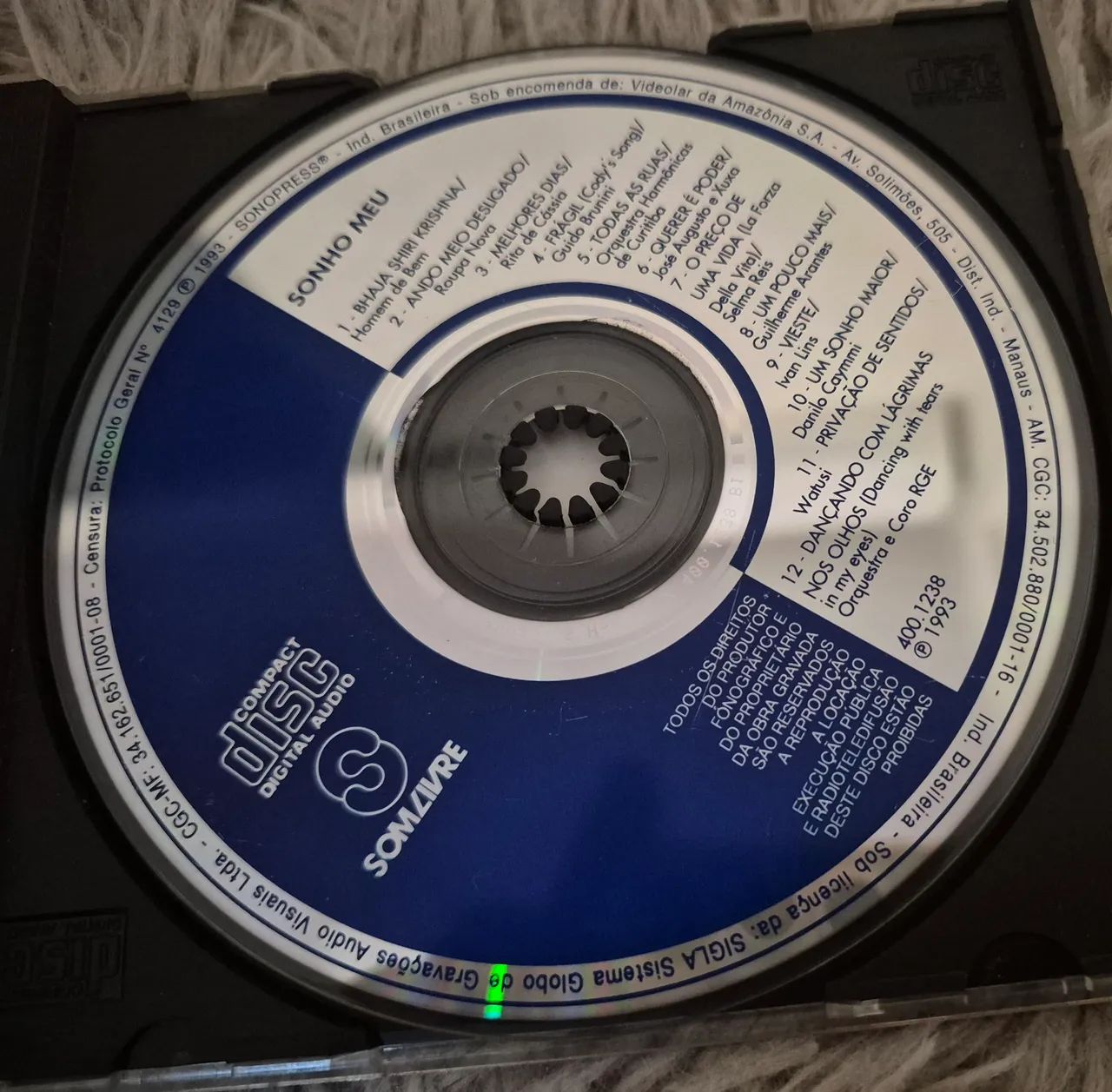 CD novela Sonho Meu (Xuxa) - Foto 4