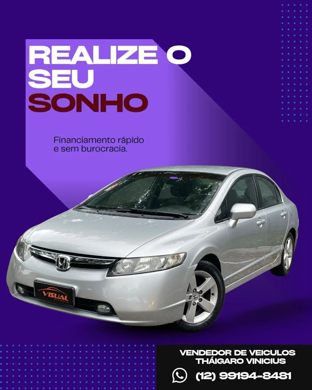 Honda Civic 1.8 LXS 16V FLEX 4P MANUAL 2007