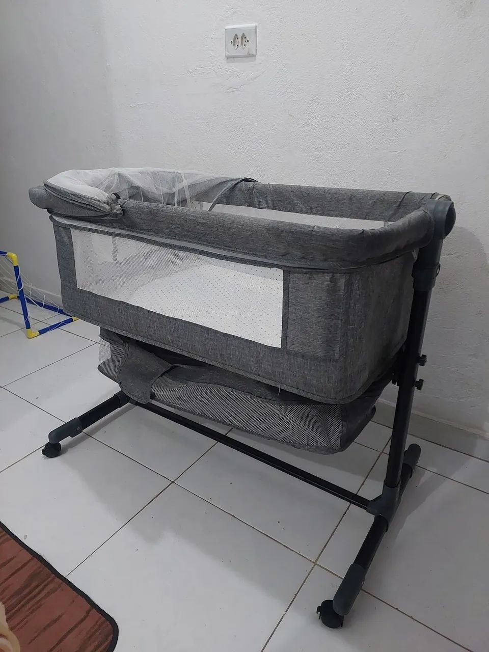 Berço móvel Moisés ( Cinza ) - Foto 4