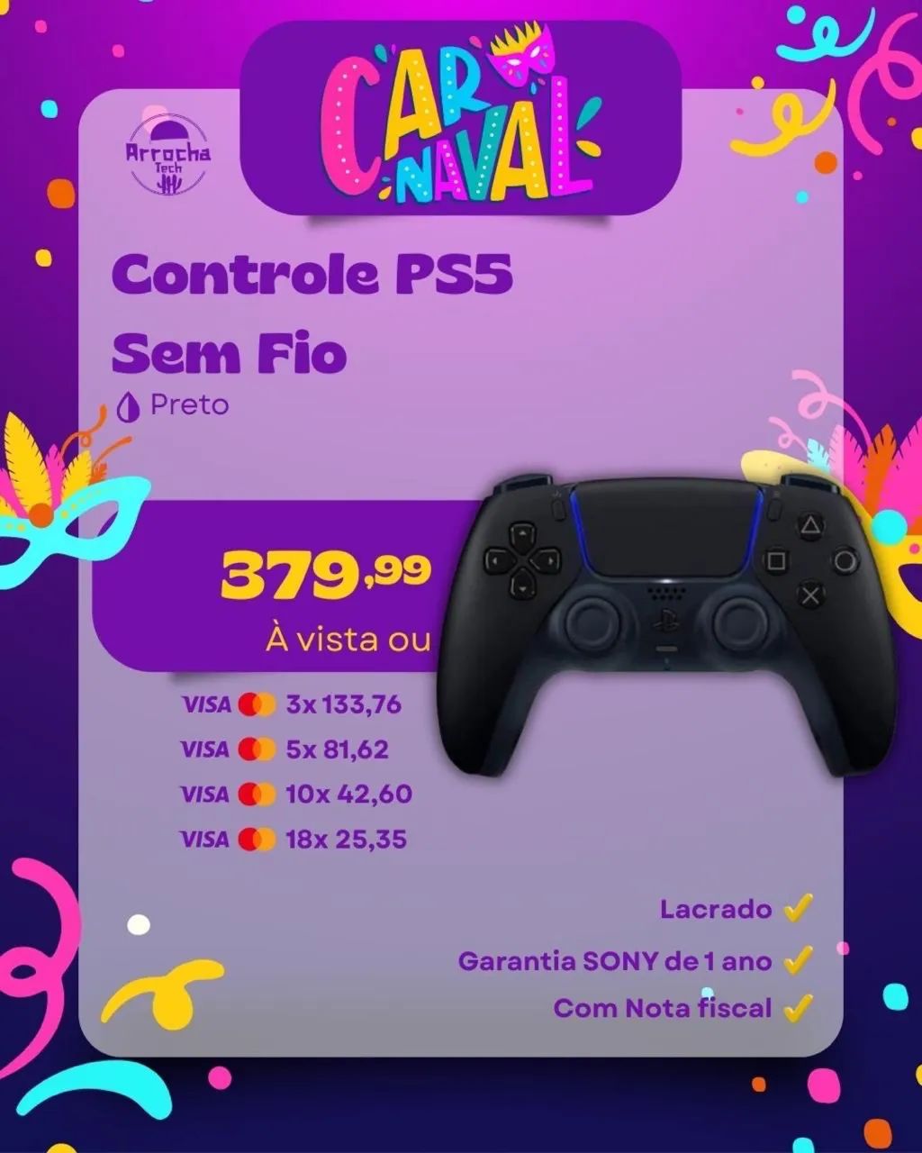 Controle PS5 Dualsence  - Foto 2