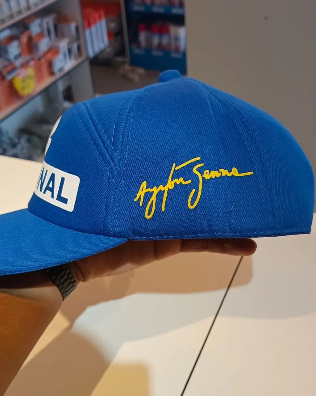 BONÉ BANCO NACIONAL - AYRTON SENNA - Foto 3