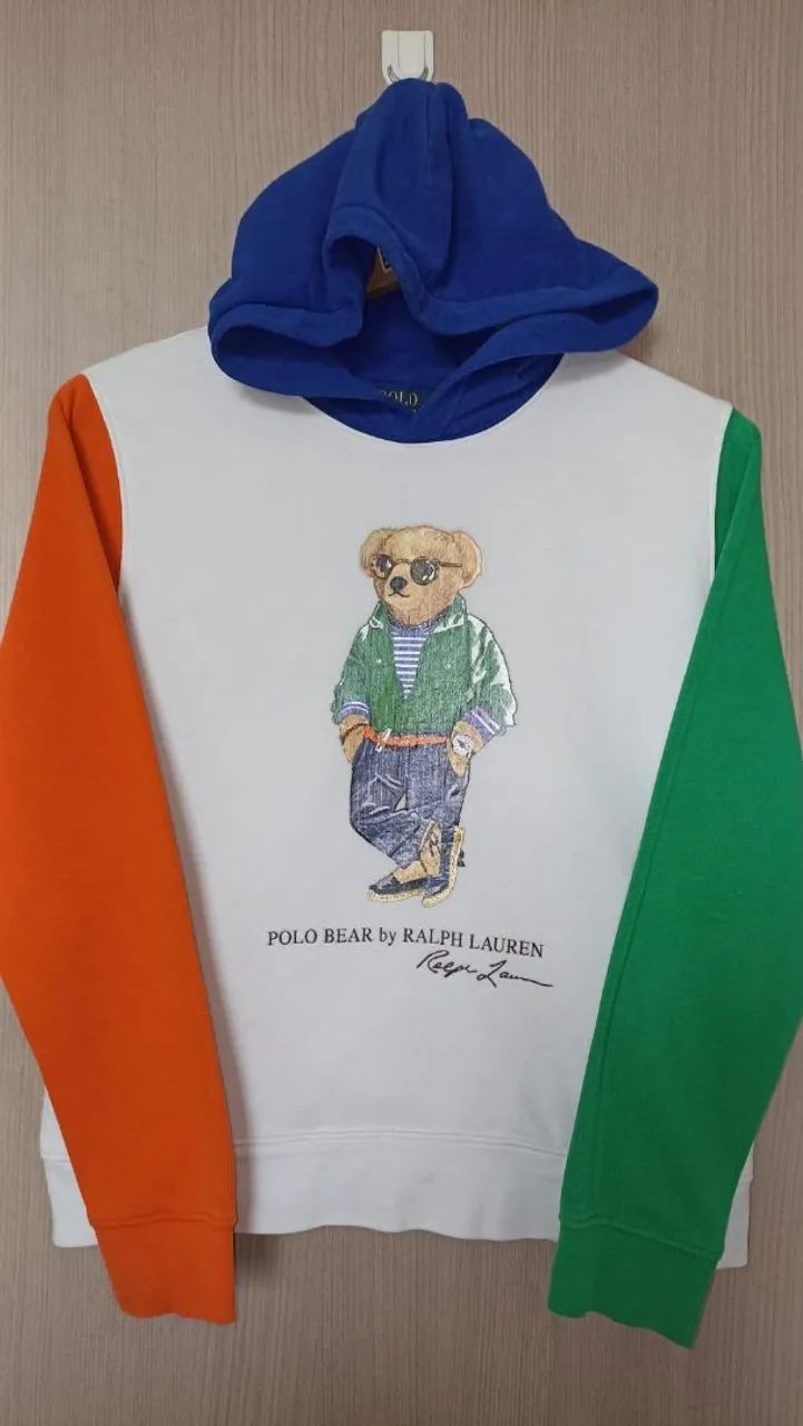 MOLETOM POLO BEAR 14/16 IMPECÁVEL 