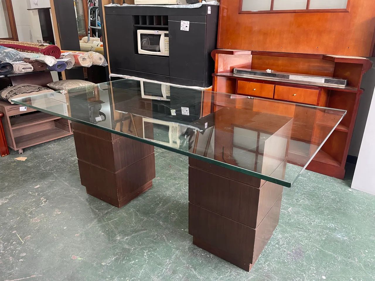 Mesa de Jantar com Tampa de Vidro - Foto 3