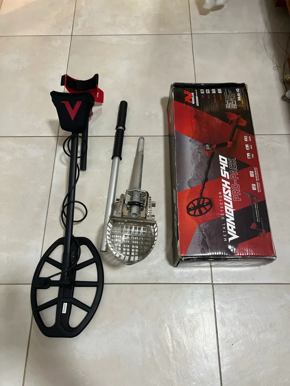 Detector de Metais Vanquish 540 Pró Pack 