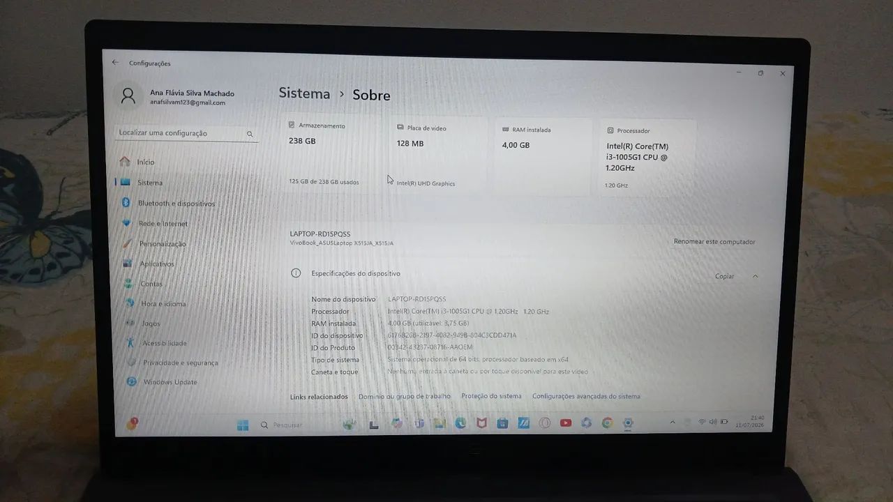 Vendo notebook Asus - Foto 5