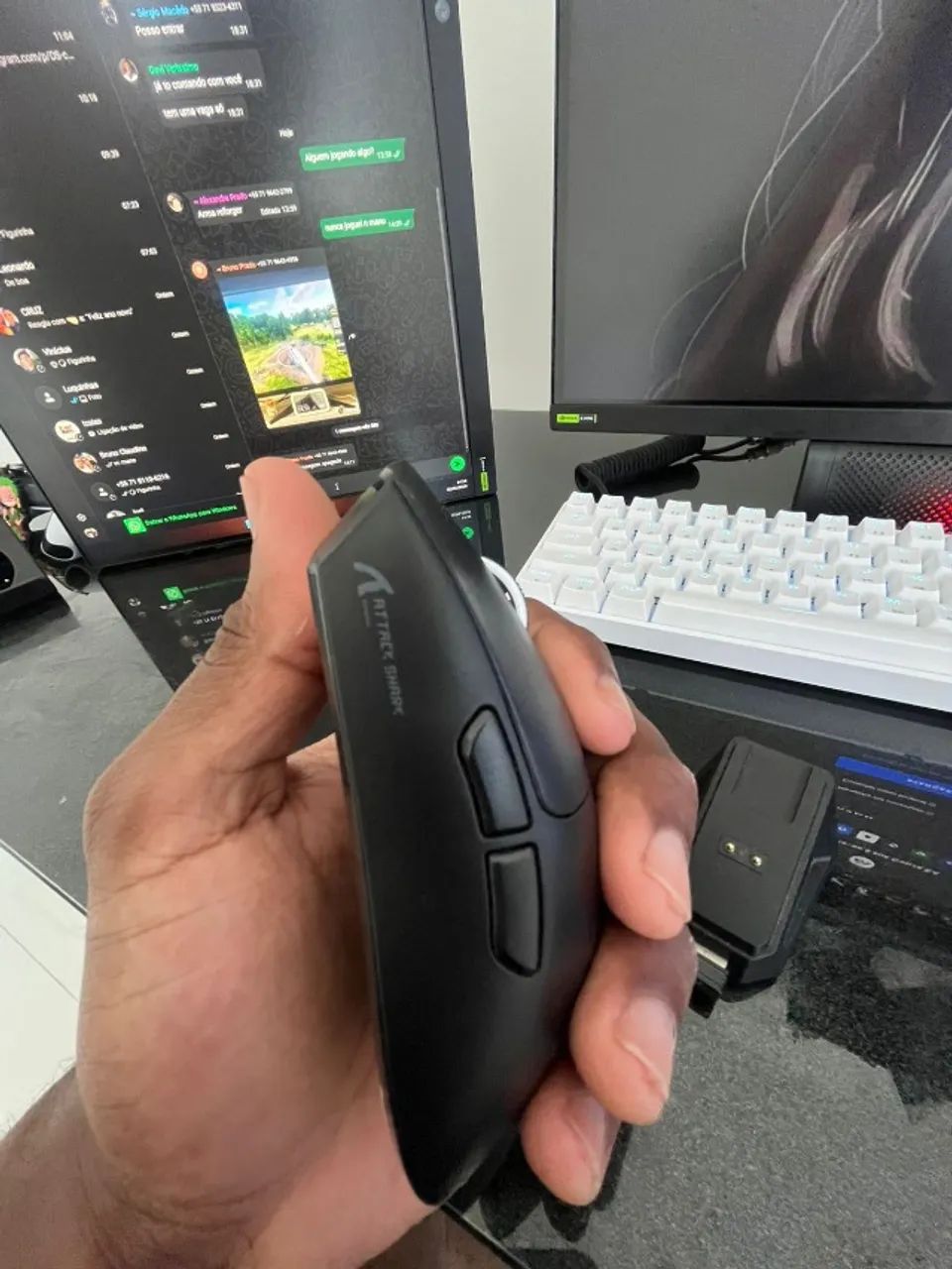 Mouse e teclado gamer 