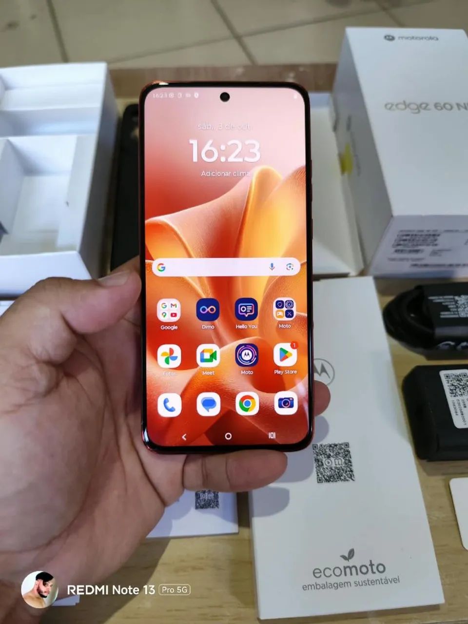 Moto Edge 60 Neo Na Caixa Com - Foto 3