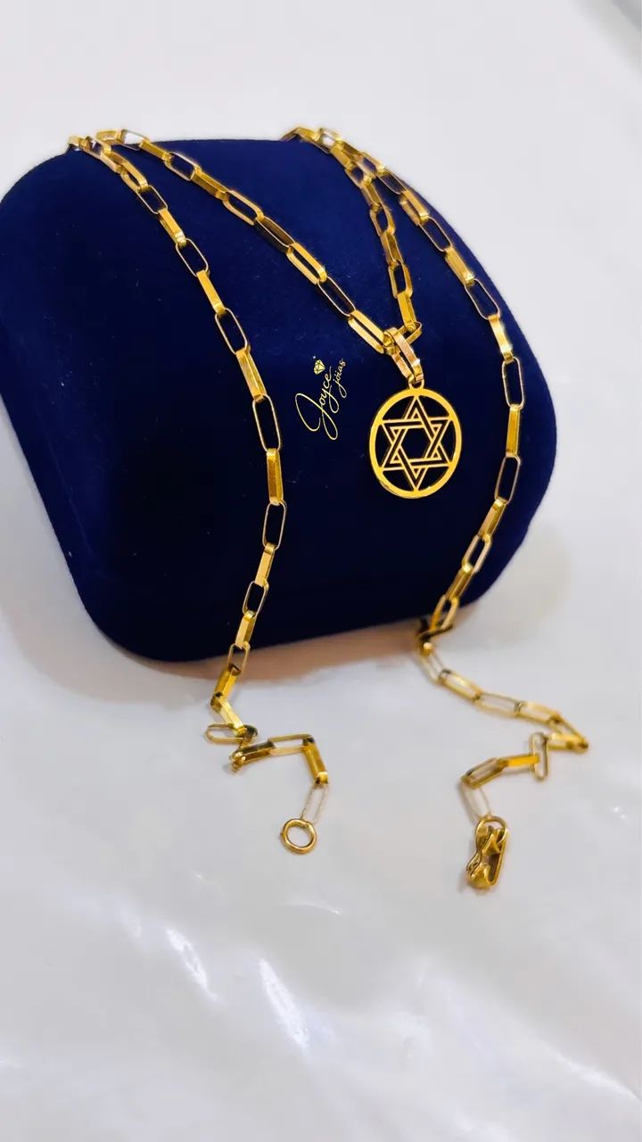 Cordão masculino ouro 18k - Foto 3