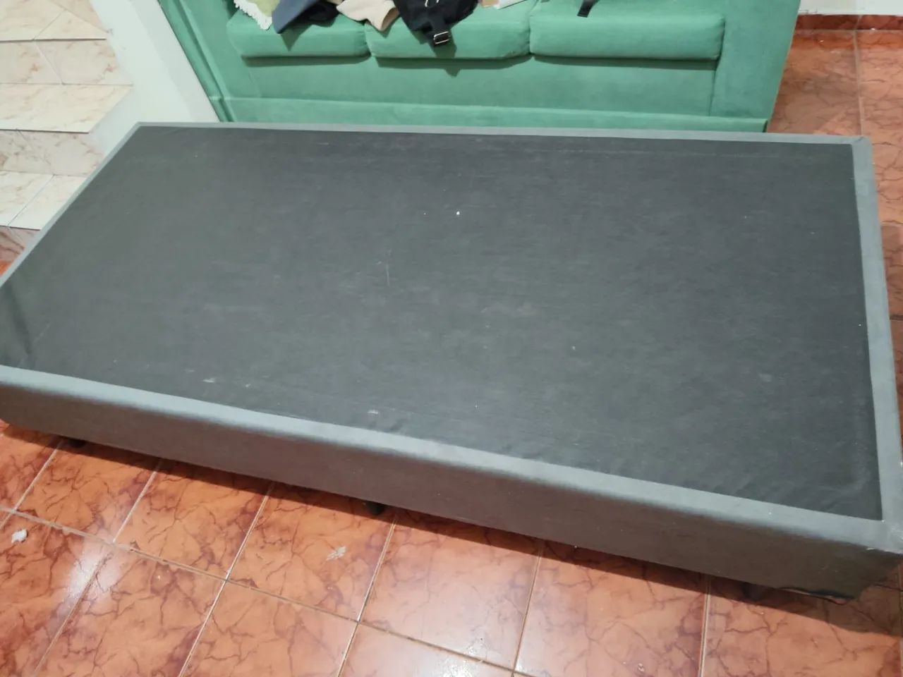 2 Camas Solteiro Box com Auxíliar (sem colchão) 
