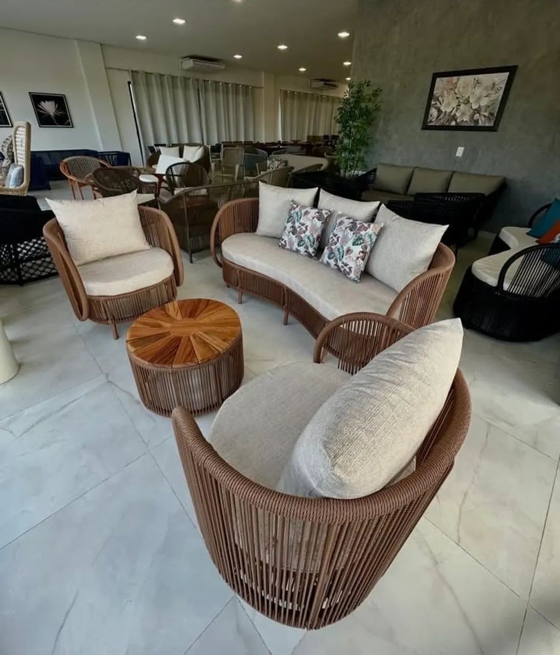 Conjunto orgânico para área externa