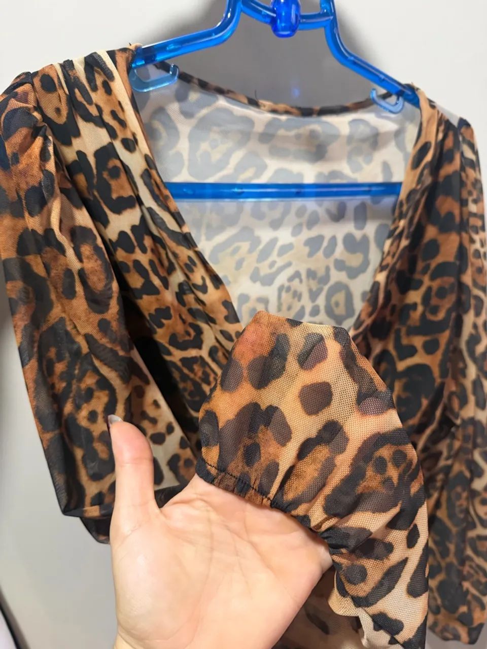 Body animal print tule - Foto 3