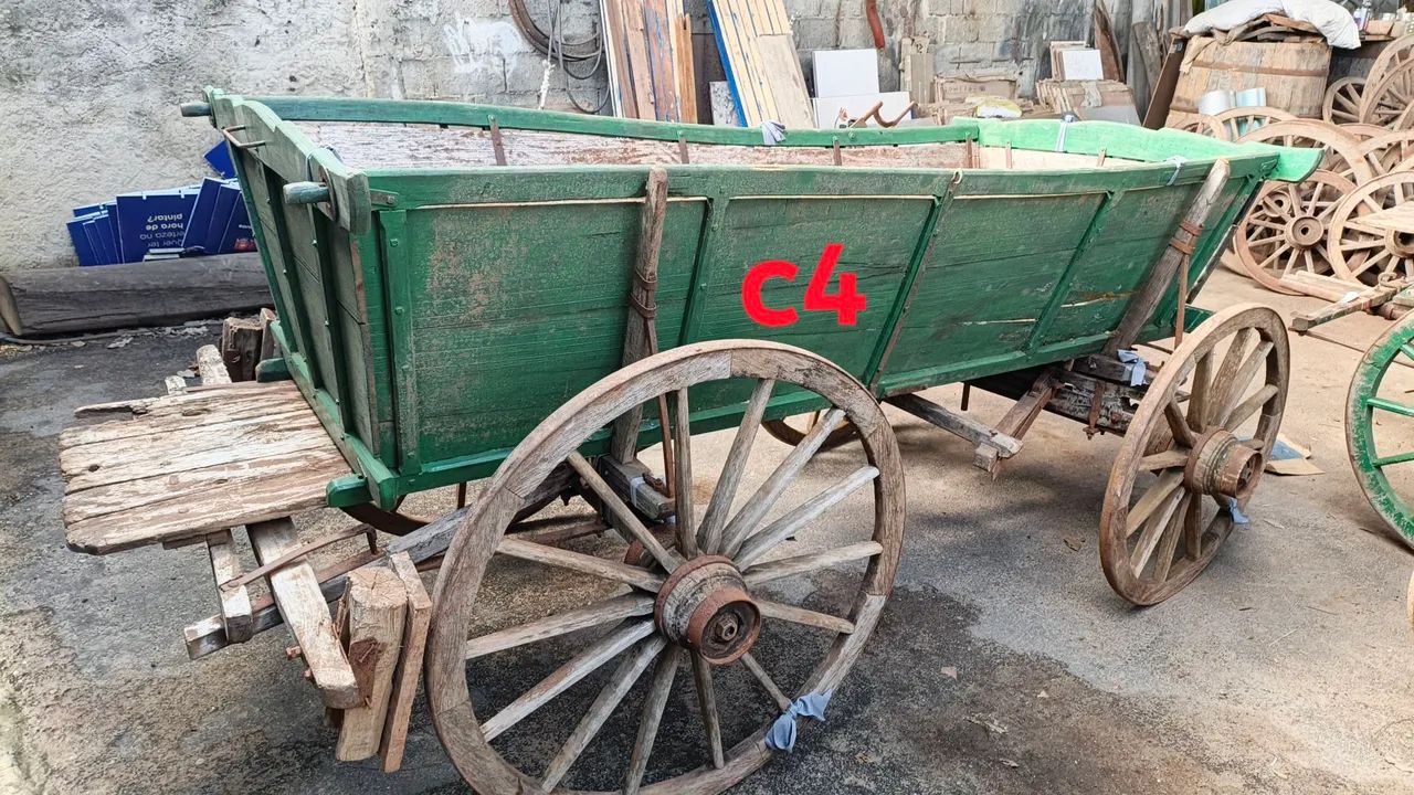 Carroça antiga  - Foto 4