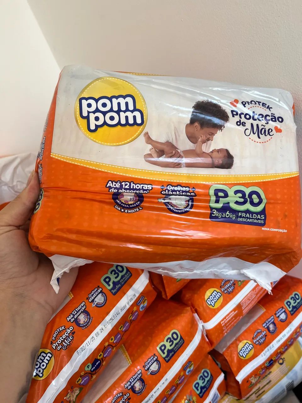 Fraldas Pompom tamanho P 