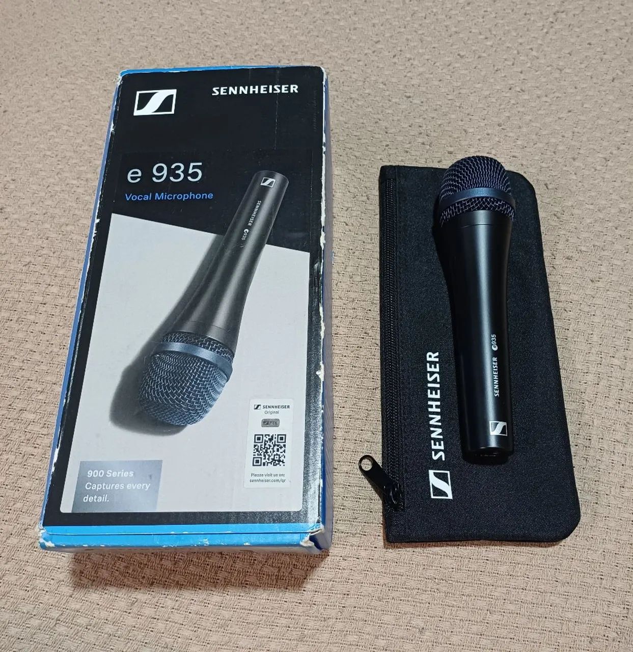 Microfone Sennheiser E935 Original Completo Na Caixa - Pouquíssimo Uso - Foto 2