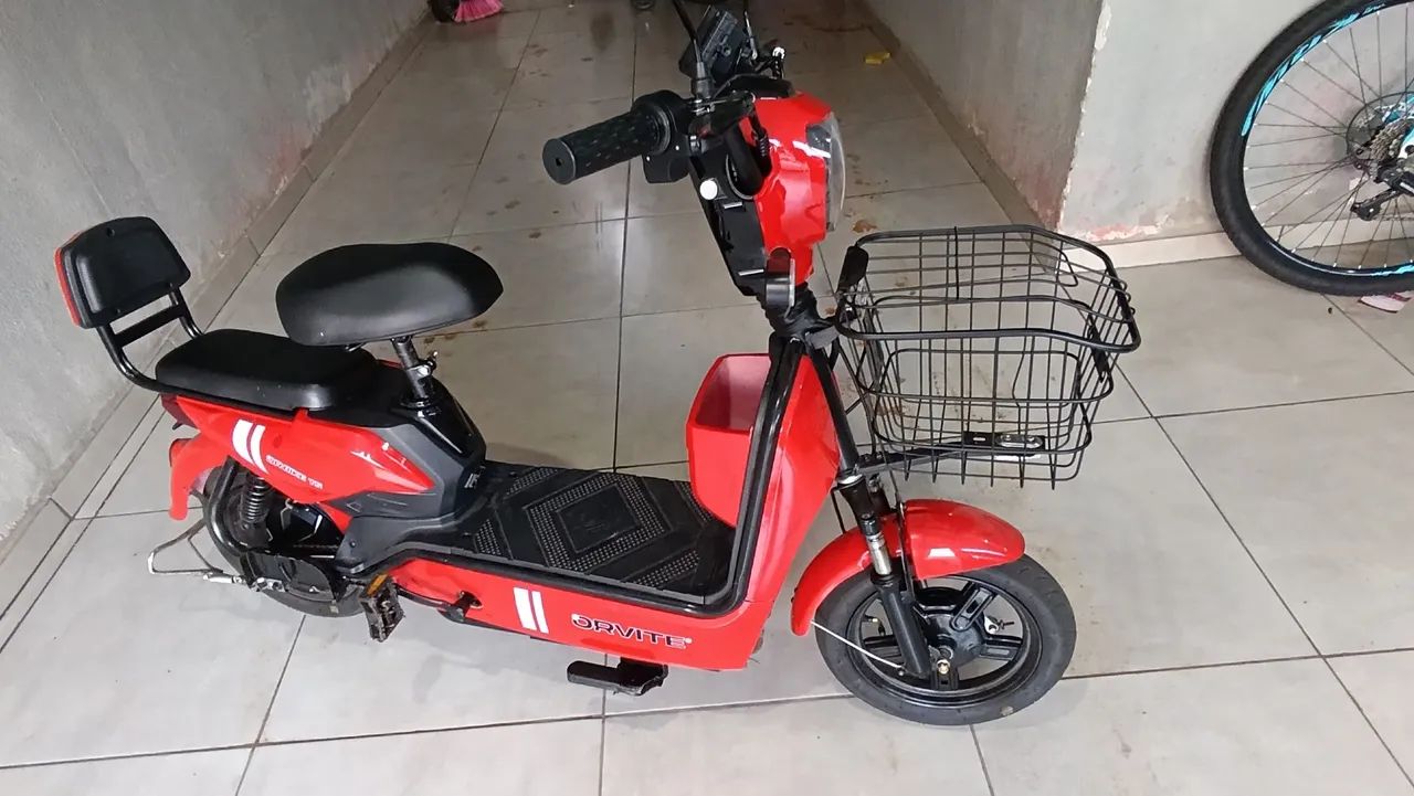 Bicicleta elétrica com Bluetooth alarme presença 48v - Foto 4