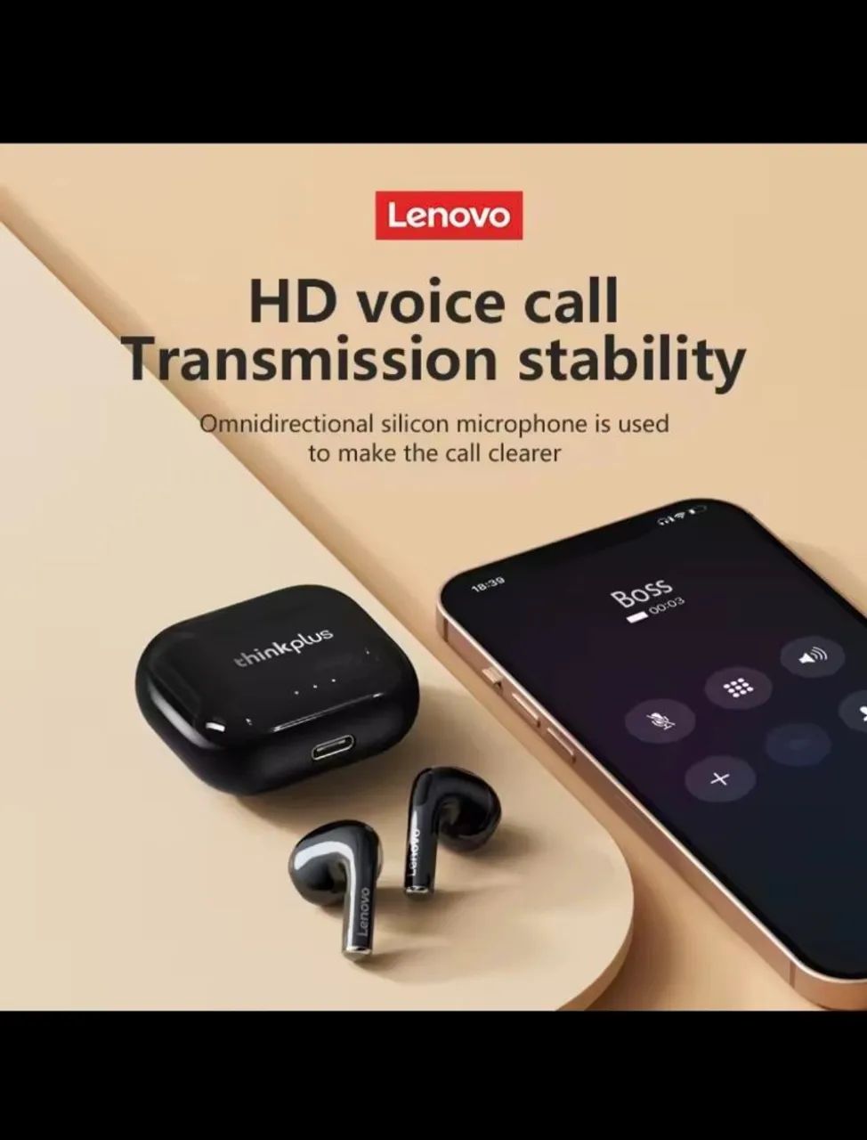 fone bluetooth lenovo thinkplus - Foto 2