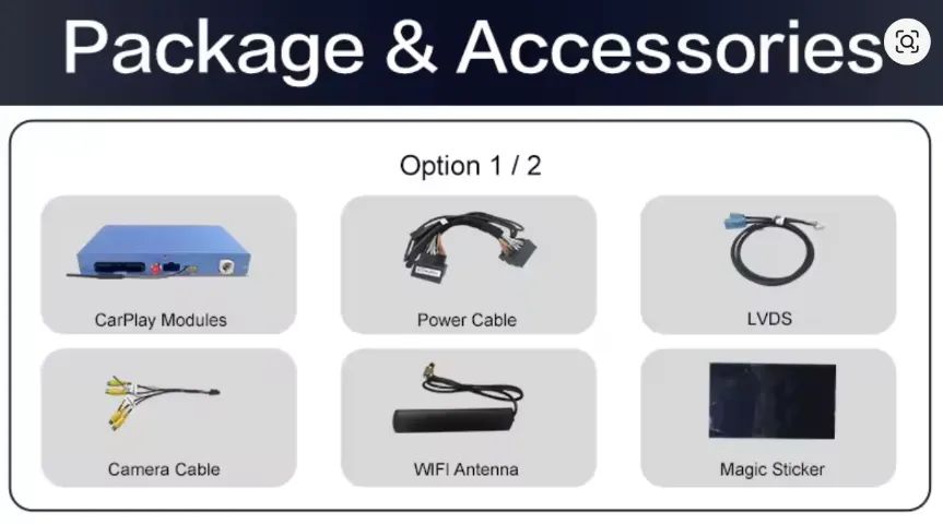Módulo Carplay sem fio para Volvo V40 (2015-2020) - Peças para