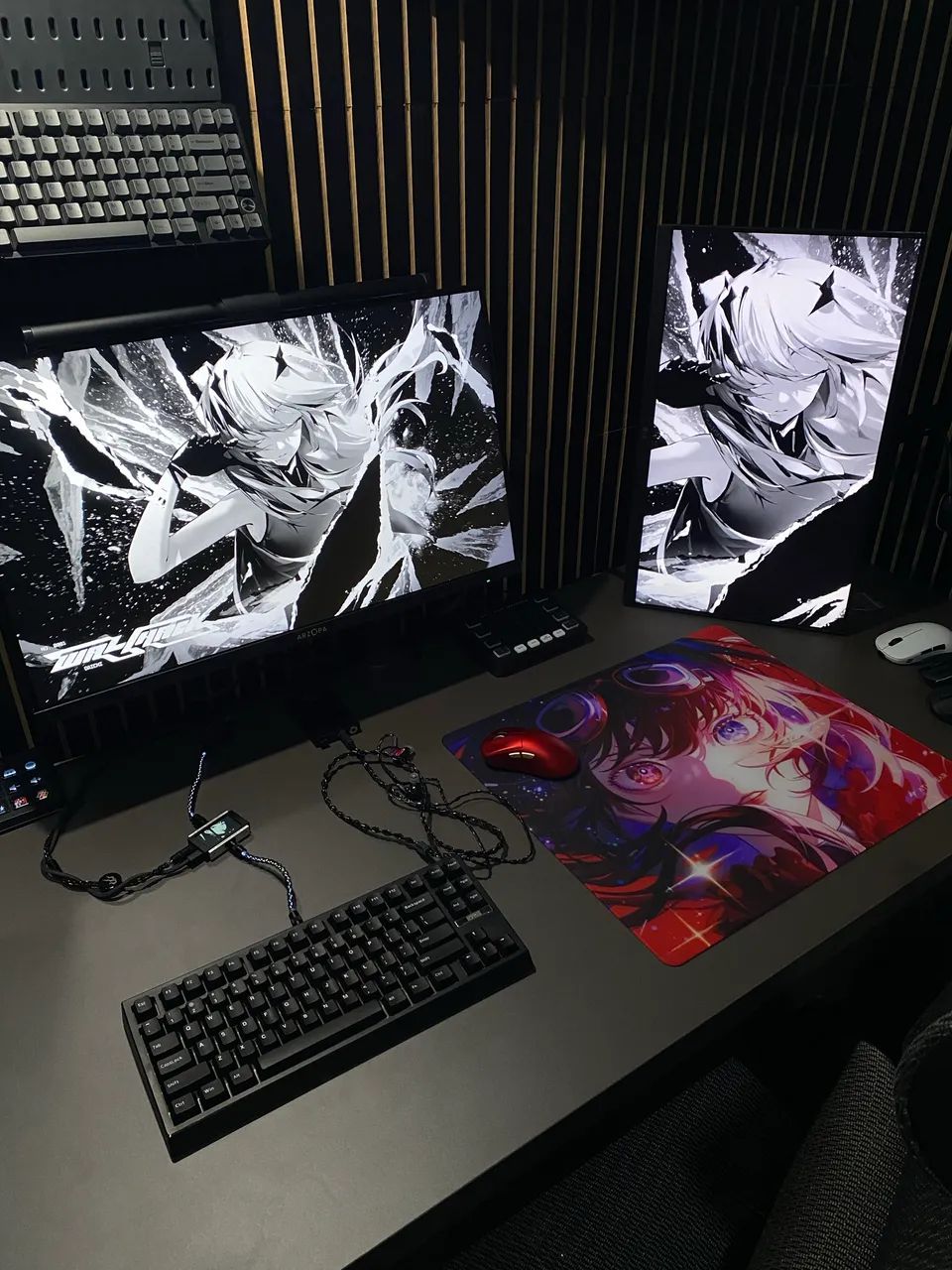 Mousepad de vidro ATK Crimson  -Novo - Foto 4