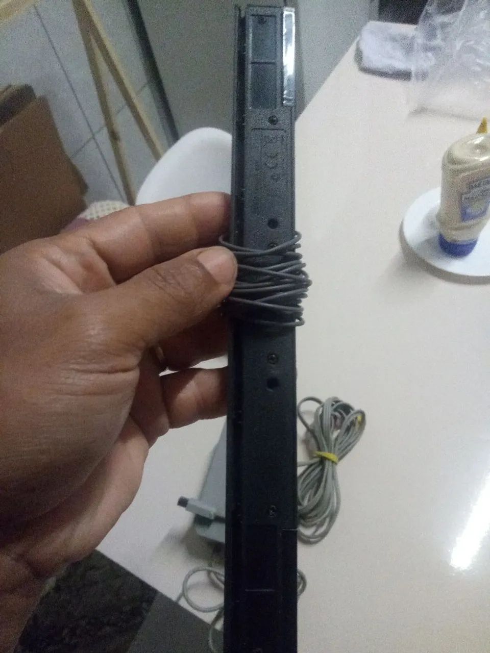 Fonte de Nintendo Wii sensor e cabo av tudo original  - Foto 4