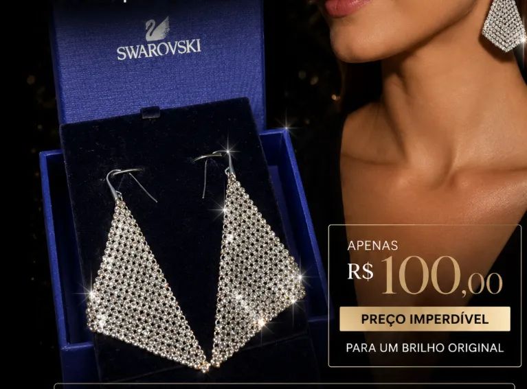 Brinco swarovski - Foto 2
