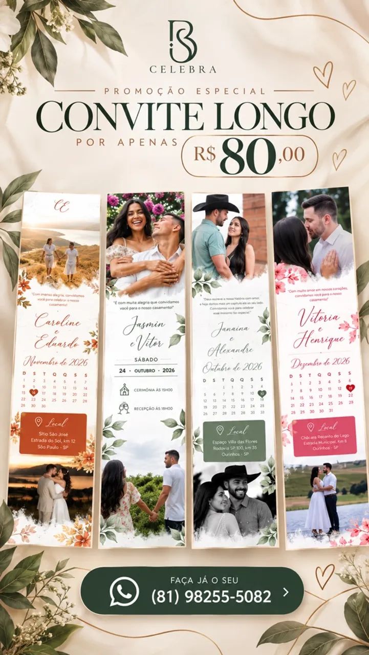 Convite Casamento Interativo 