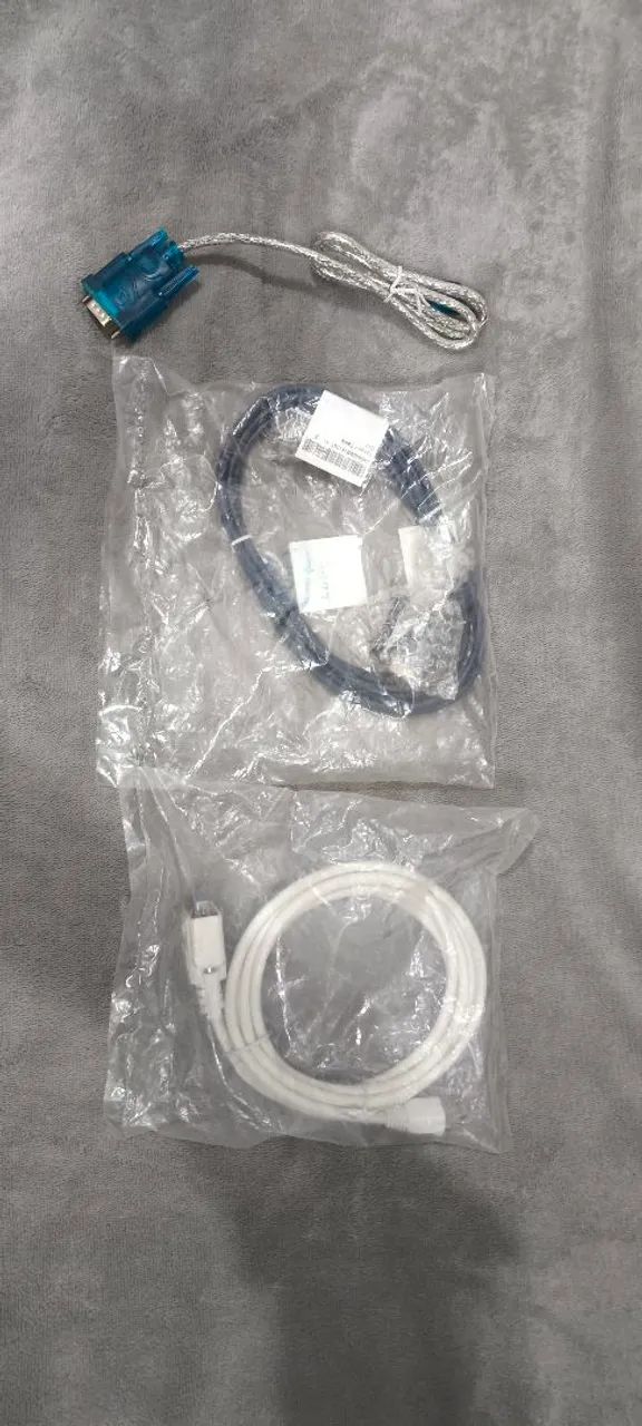 Lote Cabos Console USB VGA RJ45 Adaptadores Rede Programação