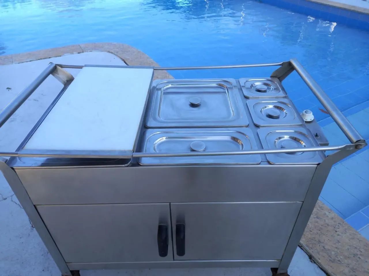 CARRINHO INOX REACHAUT ITALIANO  - Foto 2