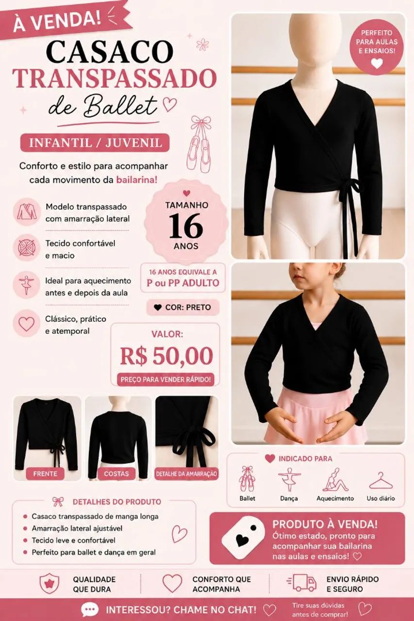 Casaco de Ballet