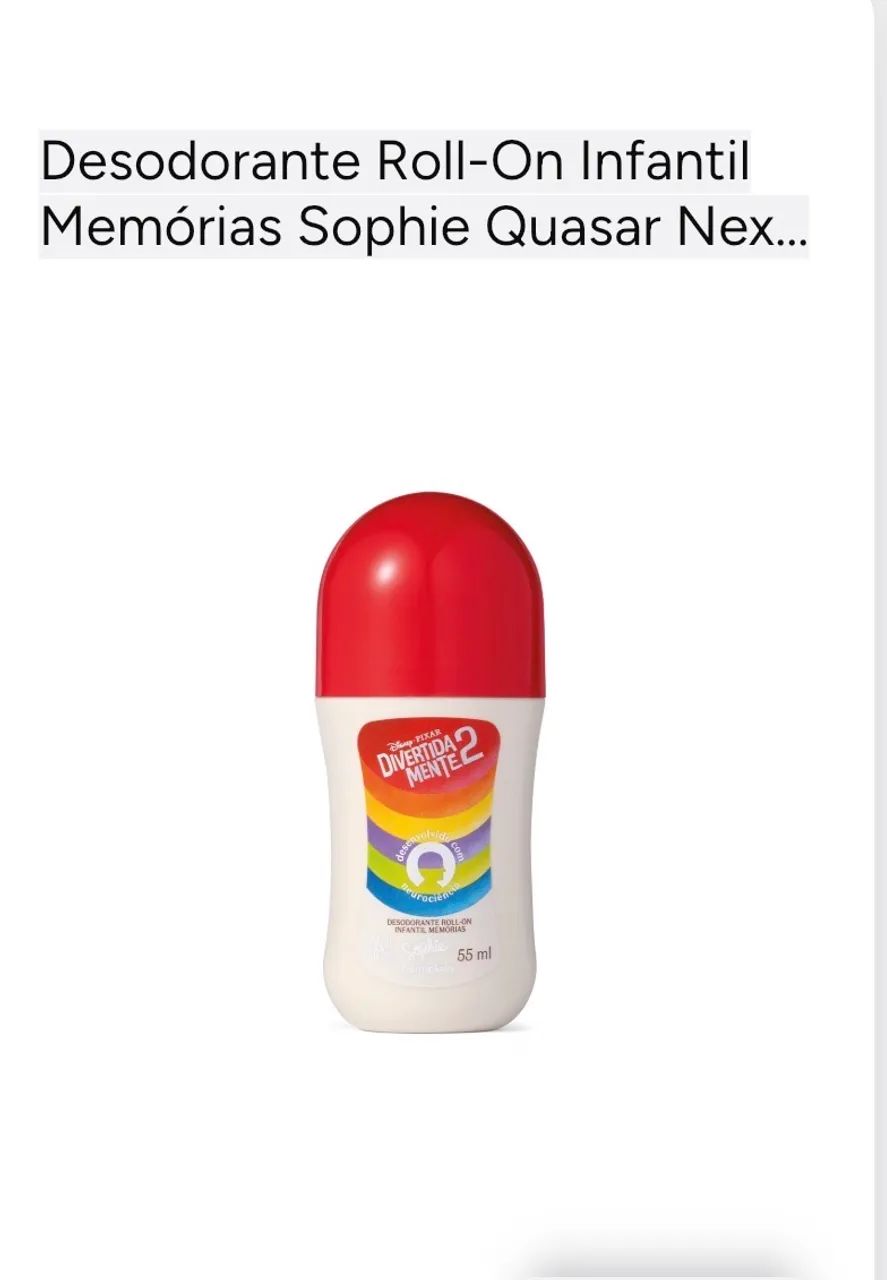 Desodorante roll-on divertidamente