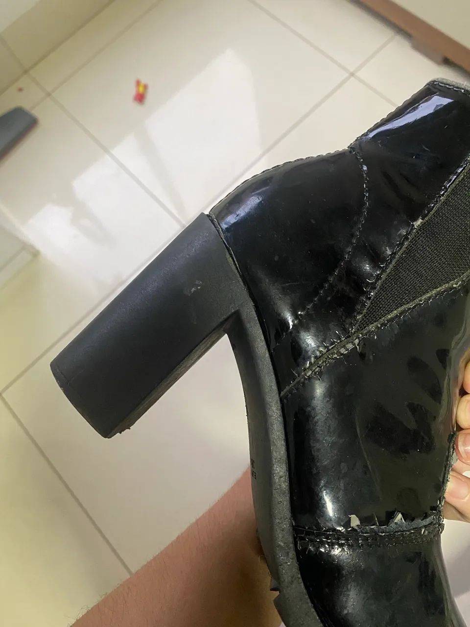 Bota salto bloco