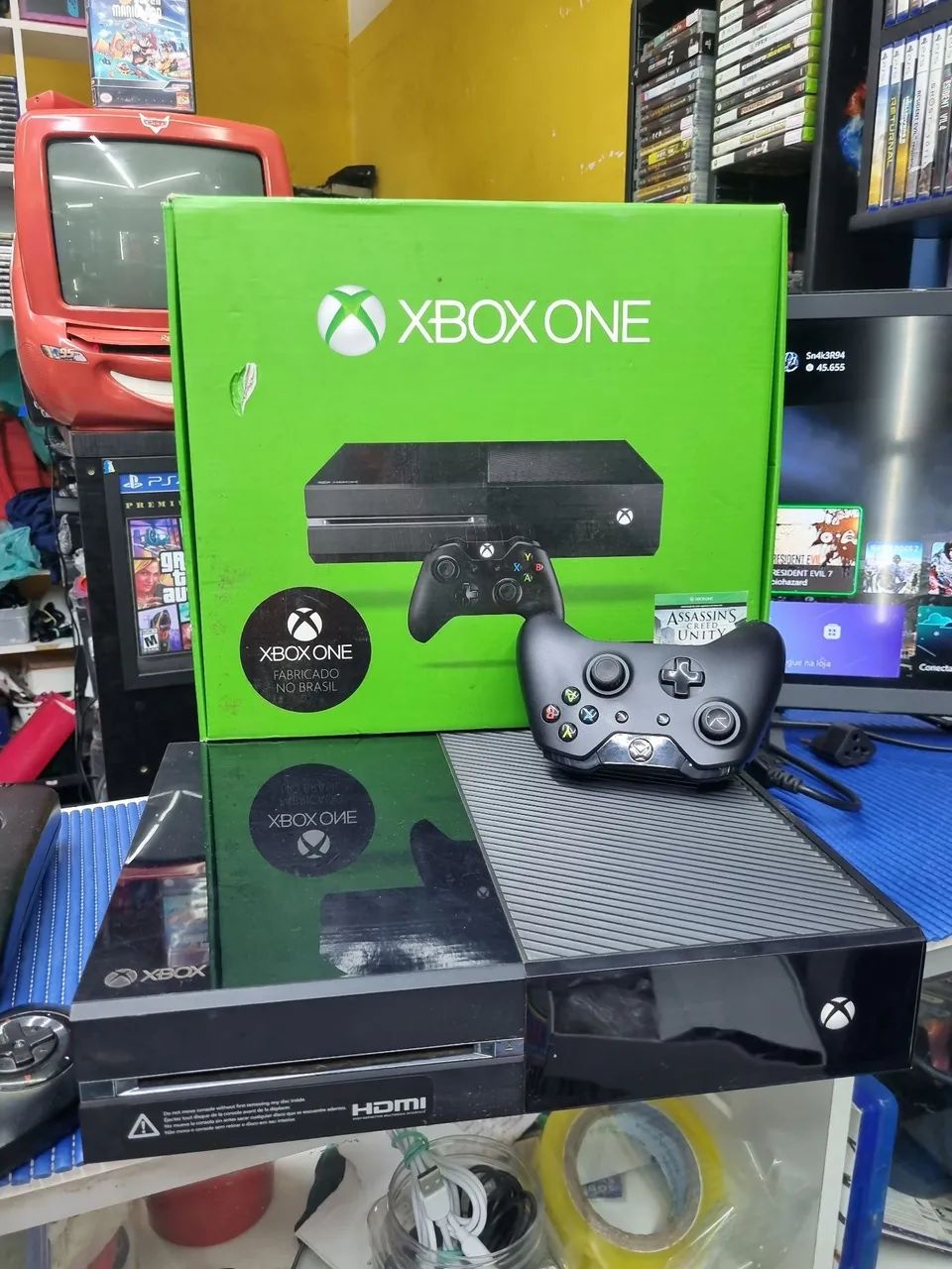 Xbox one fat promocao 