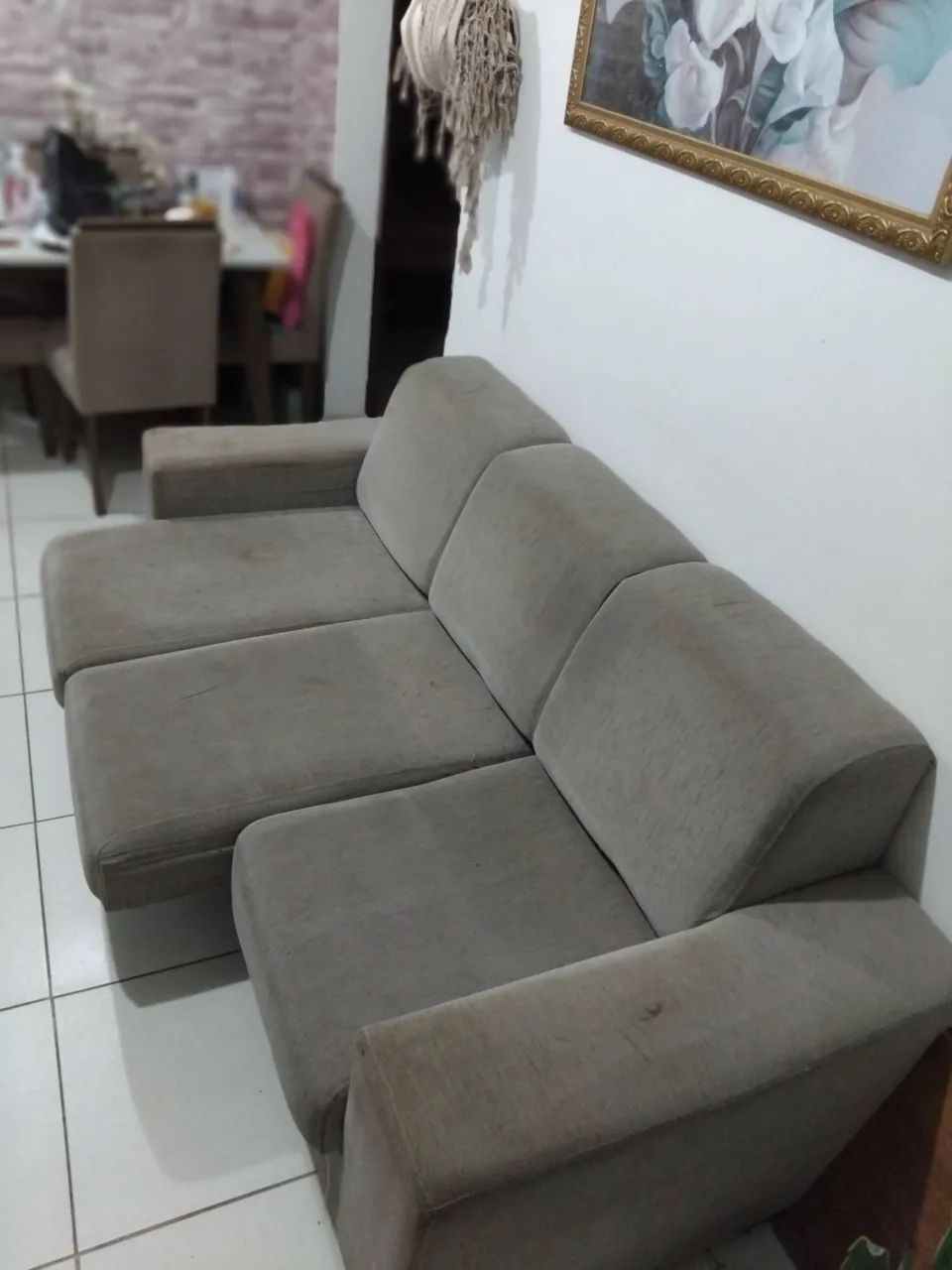 SOFÁ RETRÁTIL 3 LUGARES 
