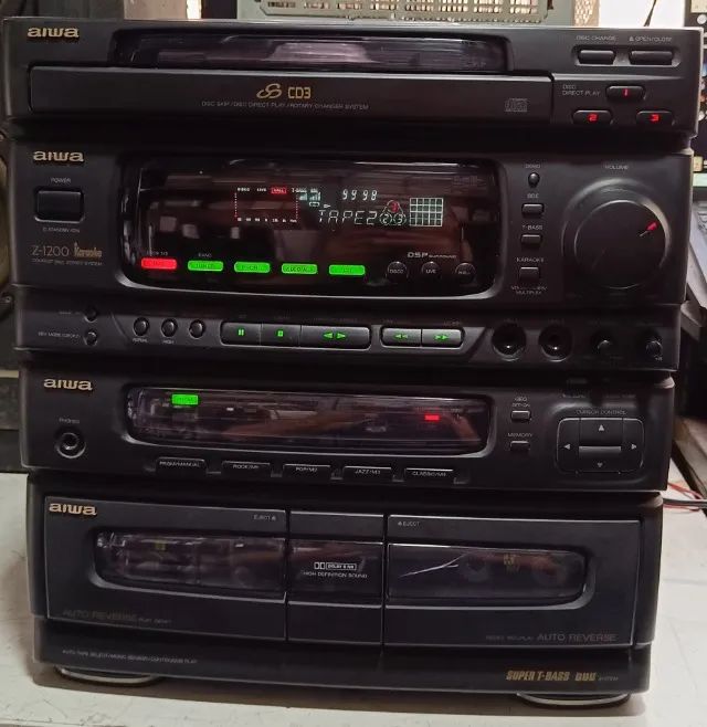 Aiwa Z-1200 Bom Estado Funciona Normal Não Esta Lendo