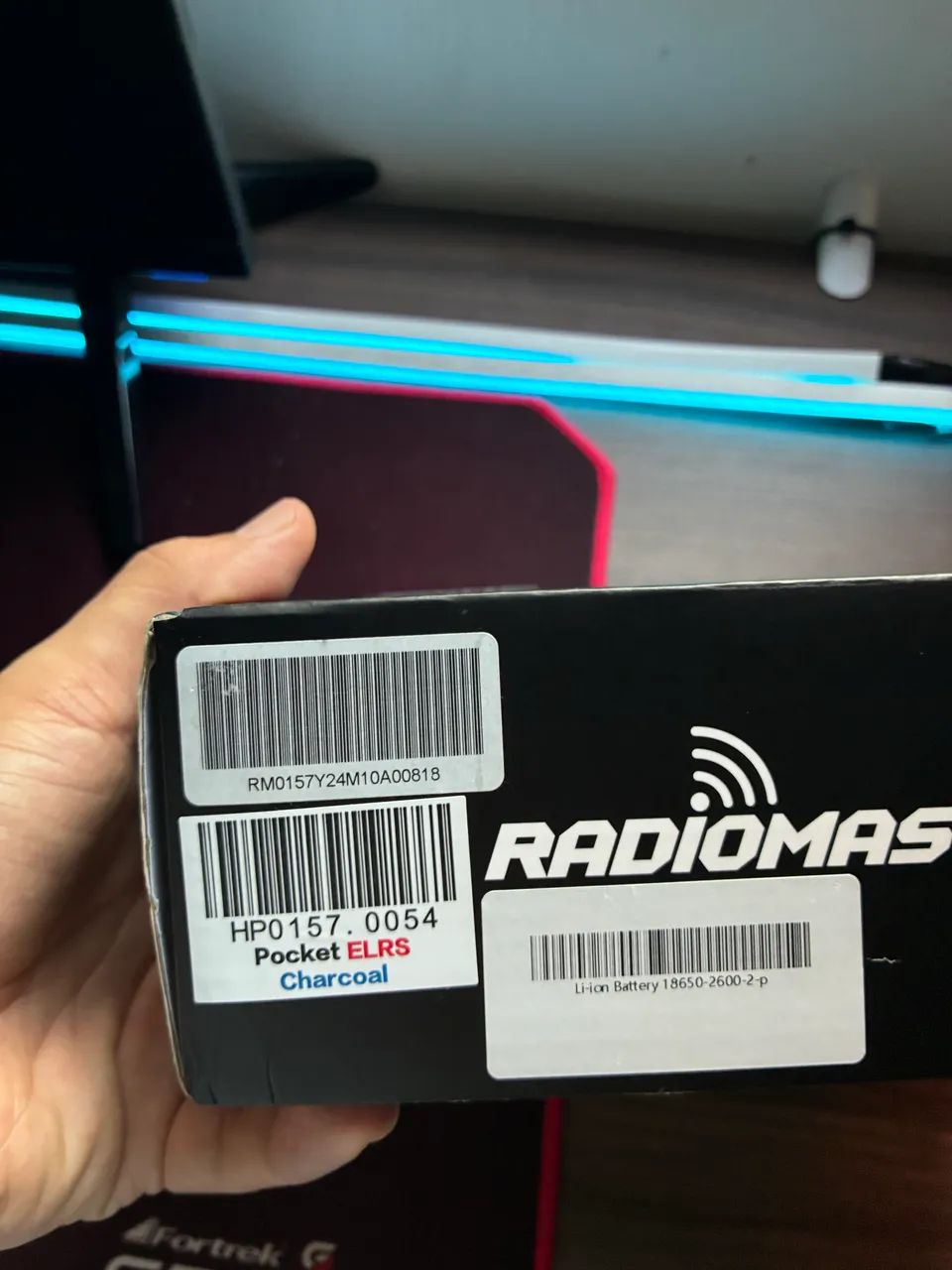 Radiomaster pocket + carregador 2s a 6s 