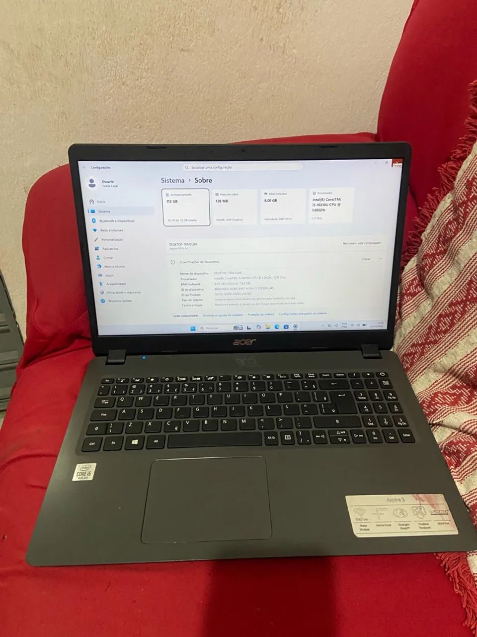 NOTEBOOK CORE I5 10° GERAÇÃO  - Foto 2